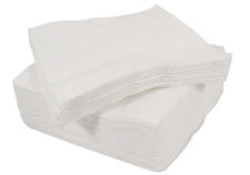 125 x 2ply White Quality Paper Napkins/Serviettes 33cm, Weddings, Parties