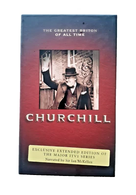 Churchill | Narrated by Ian McKellen | History | VHS Video  Cassette - Image 1 of 4