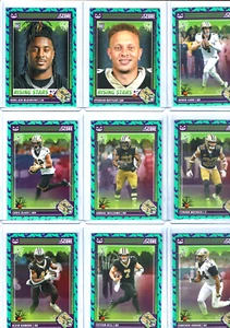 2024 Score A Treat New Orleans Saints Team Set 11 Base Cards Green Bats Border - Picture 1 of 4