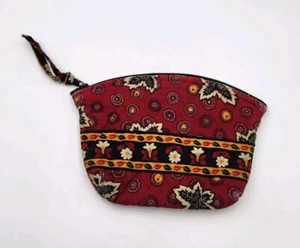 Vera Bradley Red Coin 1999 Vintage Pattern Cosmetic Bag - Picture 1 of 6