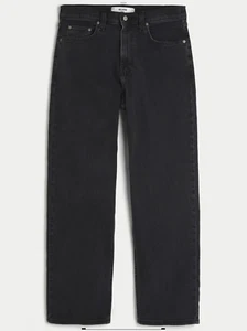 Hollister Baggy schwarze Stretch Denim Jeans, 29 x 32" neu mit Etikett UVP 39,95£ - Bild 1 von 6