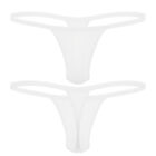 Mens Thong See Through T-Back Underpants Briefs Bikini Panties Low Rise Erotic
