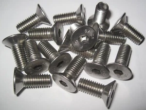 VW Beetle Door Hinge (pre1966) 16 socket screws for both doors - Stainless Steel - Picture 1 of 1