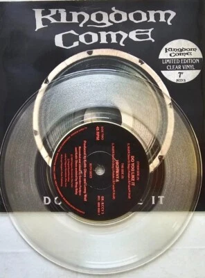 Kingdom Come Do You Like It limited clear 7" vinyl record 1989 in picture sleeve - Image 1 of 4