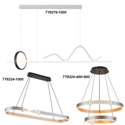 Ty con Telecomando/App Colore Luce Chiarore Regolabile LED Luce a Sospensione - Immagine 1 di 4