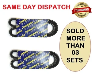 2 X ALTERNATOR BELT / FAN BELT FOR MITSUBISHI SHOGUN PAJERO 3.2DID V88 V98 2006+ - Picture 1 of 1