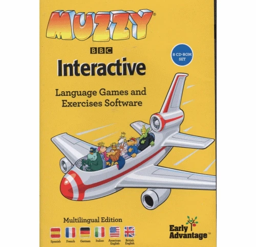 Muzzy BBC Interactive Language Games Multilingual Edition CD-Rom 8-Disc Software - Image 1 of 1