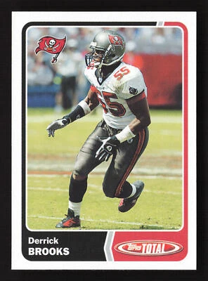 2003 Topps Total #30 Derrick Brooks Tampa Bay Buccaneers - Image 1 of 2