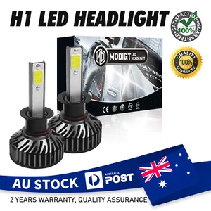 2 MODIGT H1 LED Headlight Globes Hi-Lo Beam 6000K 100W Kit For Audi A3 1990-1999 - Picture 1 of 10