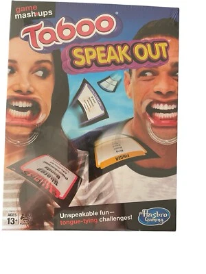 Taboo Speak Out Game Mash Ups By Hasbro New Sealed A7 - Image 1 of 4