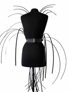 ❤️ Avant Garde Belt Club Kid Glam Rock Stage Hollywood Lady Gaga Pop Art DRAG - Picture 1 of 11