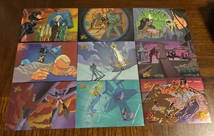 1995 Fleer Ultra MTV Animation Aeon Flux Chromium Cards Lot Of 9 - Picture 1 of 2