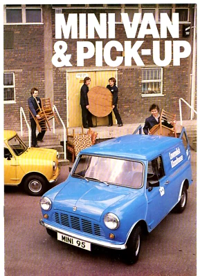 BL Mini Van & Pick-Up 1979-1982 UK Market Sales Brochure 850 & 1000 - Image 1 of 2