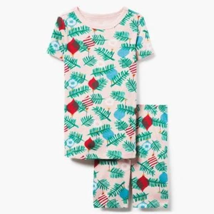 NWT Gymboree Christmas Ornaments Gymmies Pajama set Shortie Girl many sizes - Picture 1 of 1