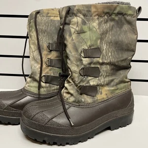 Mens Size 10 Boot Camo Hunting Fishing Outdoor Leaves Limbs - Crater Ridge - Picture 1 of 23