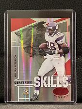 2008 Leaf Certified Materials CERTIFIED SKILLS RED 145/250 Adrian Peterson #CS-1