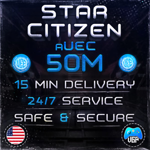Star Citizen aUEC 🔥 50M 🔥 Version 3.23 LIVE SC aUEC ✔️100% Positive FB