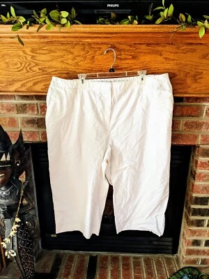Charter Club White Capri Pants Women's Plus Size 24w - Image 1 of 2