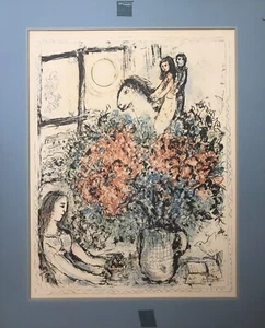 Chagall at Pace Columbus, 1974 Lithograph, Marc Chagall. - Picture 1 of 6