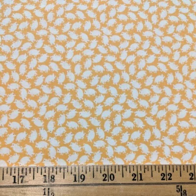 Animal Quackers - Here Piggy Piggy 橙色 - Maywood Studio - 棉织物 — 第 1/3 张图片