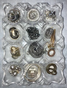 Clear 12 Egg Holder Tray - Can Be Used For Jewellery Storage - Picture 1 of 7