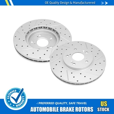 Front Brake Disc Rotors For Acura Cl Mdx Tl Tsx Honda Accord 2003 - 2012 Odyssey - Image 1 of 4