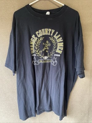 Camiseta De Colección Orange County CA LAWMEN FÚTBOL 1978-2008 30 Aniversario Hombres 2X Foto 1 de 4