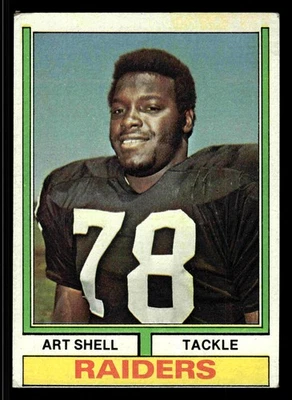 1974 Topps Art Shell (HOF) #272 - Oakland Raiders - Image 1 of 2