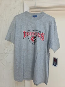 Indianapolis Indians Baseball T-shirt Size Large Vintage salesman Sample MLB - Picture 1 of 16