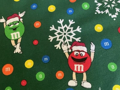 Cotton Fabric Christmas M&M By RED Int,l 44”x32” 45 - Image 1 of 4