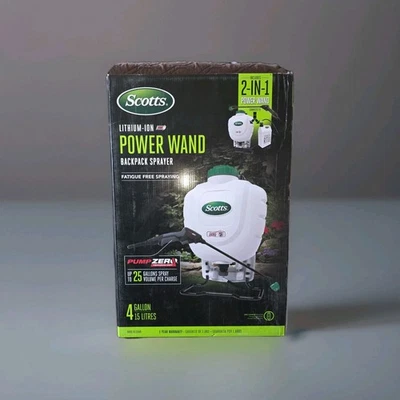 Pulverizador de mochila Scotts de iones de litio Power Wand Foto 1 de 4
