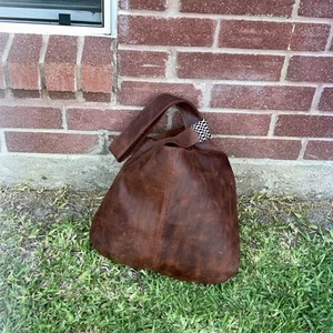 The Root Collective Knot Leather Bag Brown Leather Bag (NICE) - Picture 1 of 16