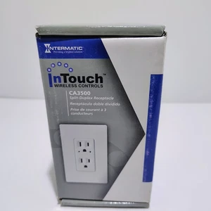 Intermatic Intouch CA3500 Smart Home Z Wave Split Duplex Receptacle New - Picture 1 of 2