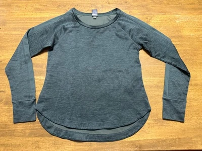 Camisa Champion, para mujer talla pequeña, verde, manga larga, cuello redondo Foto 1 de 4