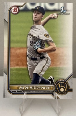 Jacob Misiorowski 2022 Bowman Draft 1st Bowman Foto 1 de 2