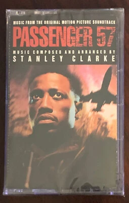 SEALED!! Stanley Clarke – Passenger 57 Soundtrack - Cassette Mint NEW!! ET 53232 - Image 1 of 2