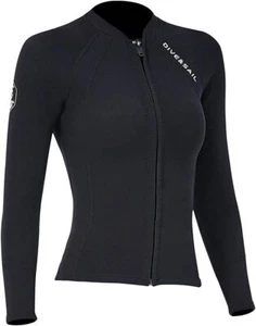 Wetsuit Top Women Men 2MM Neoprene Jacket Long Medium, 2mm - Picture 1 of 8