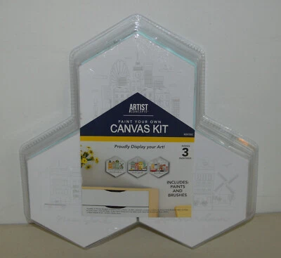 Artist Concepts Paint Your Own Canvas Kits - Amsterdam New York London NEW - Image 1 of 4