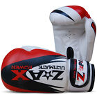 Leather Boxing Gloves Sparring Punchbag Training Gloves JUNIOR,ADULT 4OZ to 16OZ