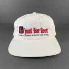 Vintage 90S Just For Feet Shoe Store Snapback Hat Cap The Game Usa Made Glue Tag