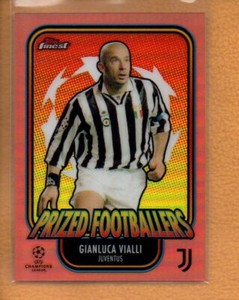 Gianluca Vialli 2020-21 Topps Finest SC UEFA Prized Footballers Red Refractor /5