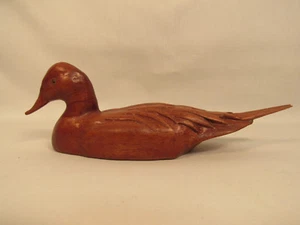Hand Carved Wood Decoy Pintail Duck Artist Signed Miniature - Picture 1 of 10
