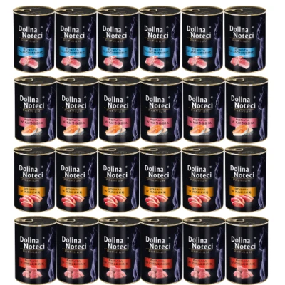 24x400 g Dolina Noteci Premium Katzenfutter 4 MIX Geschmacks getreidefrei adult - Bild 1 von 4