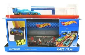 NIB Hot Wheels Take it and Race It Race Case with 2 Vehicles Factory Sealed 2015 - Picture 1 of 7