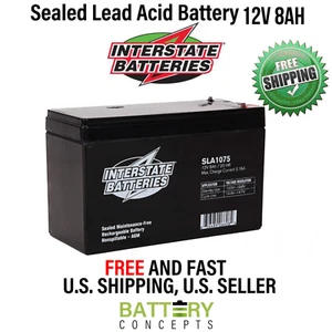Peak Performance - PKC0TQ 12V 8Ah F1 Compatible Replacement Battery - Picture 1 of 7