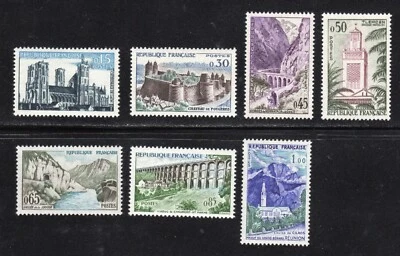 France 1960 SC# 943 - 949 - Complete Set of Seven Stamps - M-H Lot # 057 - Image 1 of 2