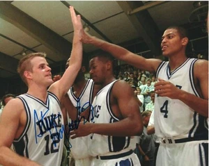 DUKE BLUE DEVILS STEVE WOJCIECHOWSKI SIGNED HIGH FIVE 8X10 - Picture 1 of 1
