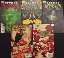SECRET INVASION FRONT LINE 1-5 (1,2,3,4,5)...NM-...2008...Bargain!