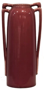 Japanese Art Nouveau Awaji Ware Art Studio Pottery Flower Vase, ca. 1900s - Picture 1 of 7
