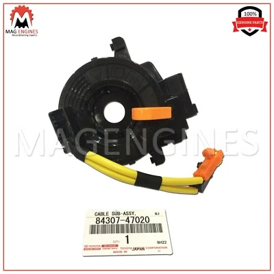 84307-47020/21 GENUINE OEM CABLE SUB-ASSY, SPIRAL 8430747021 - Image 1 of 4